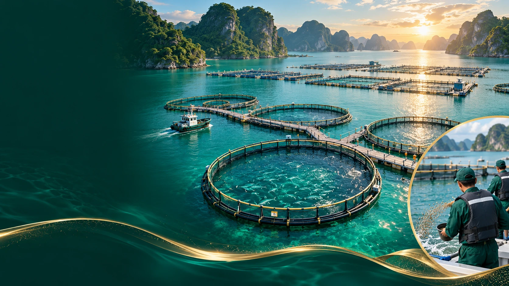 Vùng nuôi. Đồng hành cùng ngư dân.